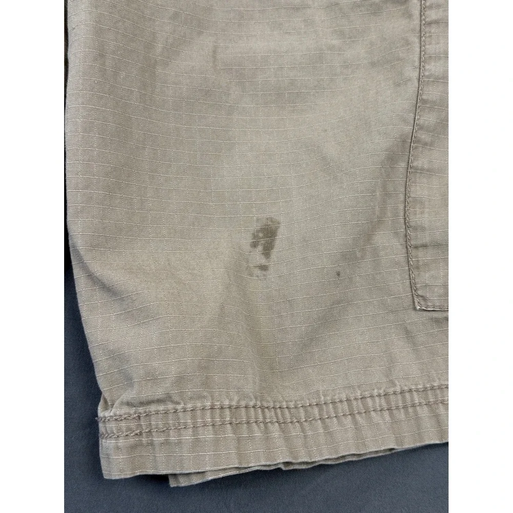 Distressed Jordan Brand Mens Ripstop Cargo Shorts Tan Size 30 Utility 465022-238